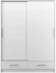 Riidekapp Estantte II, valge v., 60 cm x 150 cm x 200 cm