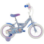 Lisaratastega laste jalgratas, laste Volare Disney Frozen 2, violetne v./helesinine v., 14"