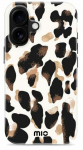 Telefoni &uuml;mbris Mio Leopard Magsafe Apple iPhone 16, pruun v./valge v./must v.
