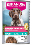 M&auml;rg koeratoit Eukanuba Adult Working & Endurance, kanaliha/sealiha/l&otilde;he, 0.4 kg