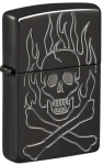 Tulemasin Zippo 46930 Armor&reg; Flaming Skull Design, must v.