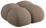 Tumba Cosmopolitan Design Loretto COS_POUF_193_F1_LORETTO2, cappuccino v., 90 cm x 90 cm x 40 cm