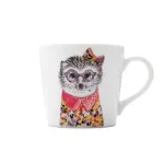Tass Mikasa Tipperleyhill Hedgehog, valge v./punane v., 0.38 l