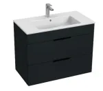 Vannitoakapp valamuga Jika Cube, antratsiit v., 42.2 cm x 79 cm x 60.7 cm