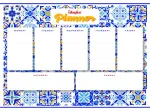 Teemantmosaiik Ideyka Pattern, sinine v./valge v.
