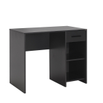 Kirjutuslaud ja riiul Kalune Design Cms-505-Aa-1, 90 cm x 52 cm, 75 cm, antratsiit v.