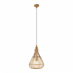 Valgusti rippuv Eglo Amsfield 49772, E27, 1 x 60 W, pruun v.
