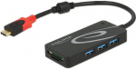 USB jaotur Delock, 15 cm
