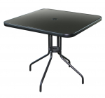Aialaud Besk Garden Table, must v., 60 cm x 60 cm x 70 cm
