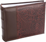 Fotoalbum Victoria Collection B 10x15/100M Leaf, punane v.