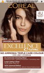 Juuksev&auml;rv L&rsquo;Or&eacute;al Paris Excellence Creme Universal Nudes, pruun, 4U, 192 ml
