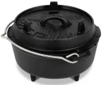 Katel Petromax Dutch Ovens, malm, 25 cm, 1.6 l, must v.