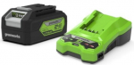 Komplekt Greenworks GSK24B4, 24 V, li-ion, 4000 mAh