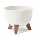 Lillepott Lamela Roma 880-74, plastik, kreemjasvalge