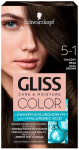 Juuksev&auml;rv Schwarzkopf Gliss Color Care & Moisture, cool brown, 5-1, 60 ml