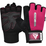 Treeningkindad RDX W1 Half, must/roosa, S