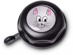 Jalgrattakell RFR Junior Bunny BELL74, plastik/teras, must v./hall v.
