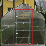 Kasvuhoone uks Klasika Standart 122083.KS, 1.96 m x 0.8 m