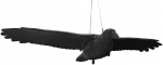 Aiakuju "Lind" Besk Crow 4750959113103, 80 cm x 46 cm x 11 cm, must v.