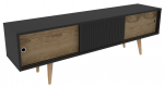 TV-laud Kalune Design Ecrin, antratsiit v./tamm v., 34.5 cm x 160 cm x 45 cm