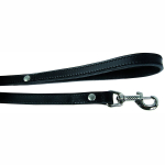 Koera rihm Zolux Leather Lined, must, 1 m x 25 mm