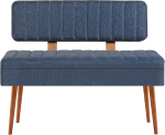 Esiku pink Kalune Design Vina 1048 - 2, pruun v./s&uuml;gavsinine v., 110 cm x 36 cm x 85 cm