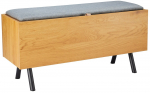Esiku pink Home4you Aalborg, tamm v., 90 cm x 32 cm x 46 cm