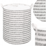 Kott m&auml;nguasjade jaoks, esemete hoidmiseks Springos HA0115, 80 l, kreemjasvalge/hall v., 40 x 40 x 50 cm