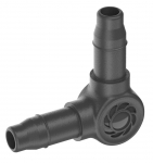 Liitmik Gardena Micro Drip System L-Piece 970627501, must v.