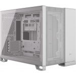 Arvuti korpus Corsair 2500D Airflow, l&auml;bipaistev v./valge v.