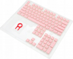 Klaviatuuri kate Redragon A130 PBT Doubleshot Pink Keycaps, 18.5 mm x 18.5 mm, 0.291 kg, roosa v.