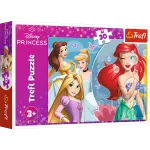 Pusle Trefl Disney Princess, 20 cm x 27 cm, 30 tk