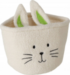 Hoiukorv, esemete hoidmiseks Boltze Nikkel, valge v., 18 x 18 x 27 cm