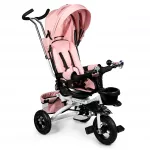 Kolmerattaline jalgratas EcoToys Deluxe JM-068-17 PINK, must v./roosa v.