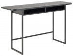 Konsoollaud Darlington, must v., 140 cm x 40 cm x 77 cm