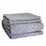 Voodikattekomplekt Domoletti Mink, hall, 220 cm x 240 cm