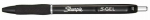 Geelpliiats Sharpie S-GEL, must, 0.7 mm