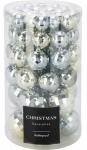 J&otilde;ulupuu m&auml;nguasjade komplekt Christmas, h&otilde;be v., 4 - 8 cm, plastik, 64 tk