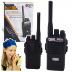Politseiniku m&auml;nguasjad, raadiod Lean Toys Walkie Talkie Interphone, must