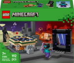 Konstruktor LEGO&reg; Minecraft&reg; Netheri ja l&otilde;puportaali teekond 21584, 192 tk
