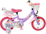 Lisaratastega laste jalgratas, laste Volare Unicorn CB 8LE, violetne v., 12"