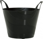 Pesukorv Prosperplast Billy, 45 l, must v., 48.2 cm x 48.2 cm