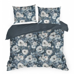 Voodipesukomplekt Kira PTB-45, punakas "navy blue" v., 70 x 80 cm, 160 x 200 cm, 3 os.