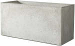 Lillepott Deroma Geomineral Trough, komposiitmaterjal, 78.5 cm x 28.5 cm, helehall v.