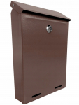 Postkast York C5, pruun v., 18 cm x 5.5 cm x 26 cm