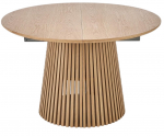 S&ouml;&ouml;gilaud pikendatav Fargo, puidu v./hele pruun v., 120 - 210 cm x 120 cm x 77 cm