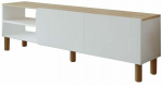 TV-kapp Kalune Design River, valge v./sapphire, 31.4 cm x 150 cm x 48.2 cm