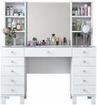Tualettlaud Kalune Design BJ136 - 3846, valge v., 133.8 cm x 120 cm x 40 cm