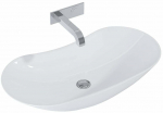 Vannitoa kraanikauss Elita 145041, keraamiline, 73 cm x 38 cm x 12 cm, valge v.