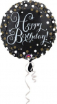 Fooliumist &otilde;hupall &uuml;mmargune Amscan Happy Birthday, must v.